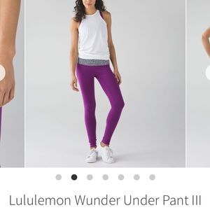 Lululemon Wunder Under Pant lll